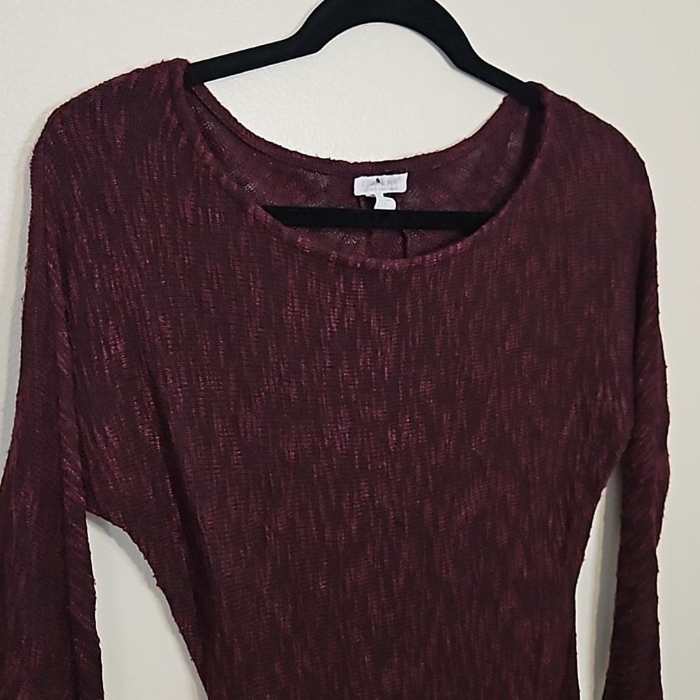 🎯 A Pea in the Pod Maternity Tunic Sweater Small Burgundy